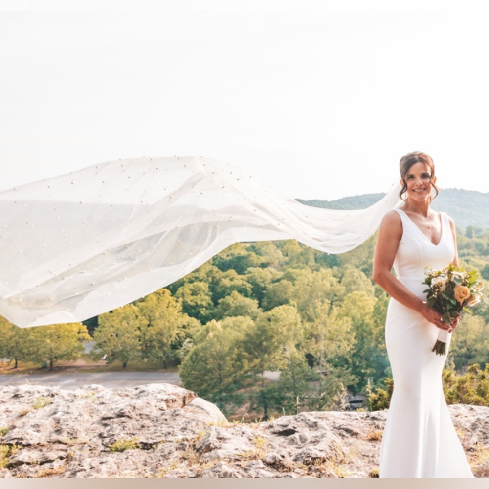 Wedding veil - Faux Pearl